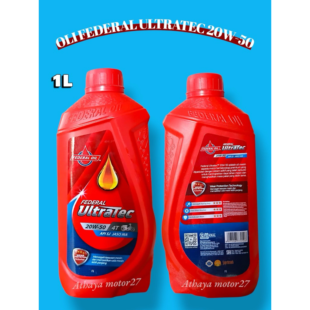FEDERAL OIL ULTRATEC 1L 20W-50