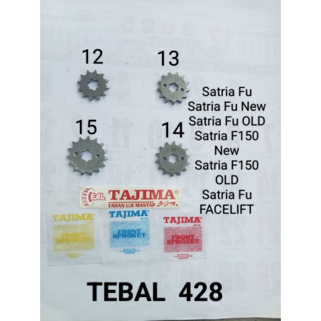 Gir ger depan Satria fu 150 / Satria fu 150 fi new (428 - 12,13,14,15)