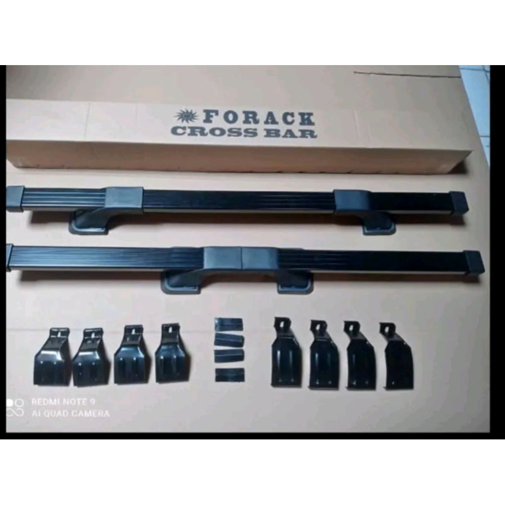 cross bar rack bagasi atas mobil jepit body