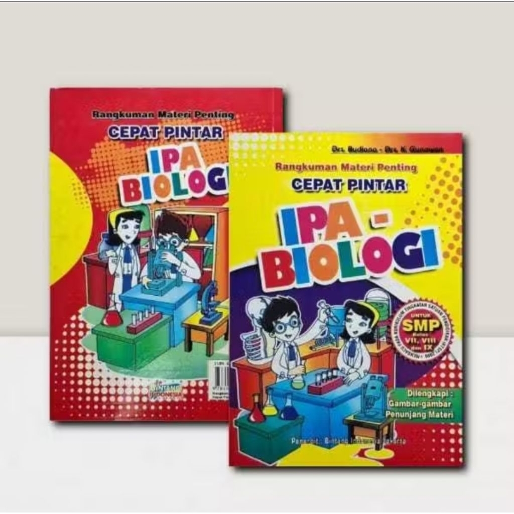 Buku Rangkuman Materi Penting Cepat Pintar Ipa Biologi 160 Halaman 14x20 cm Untuk Smp