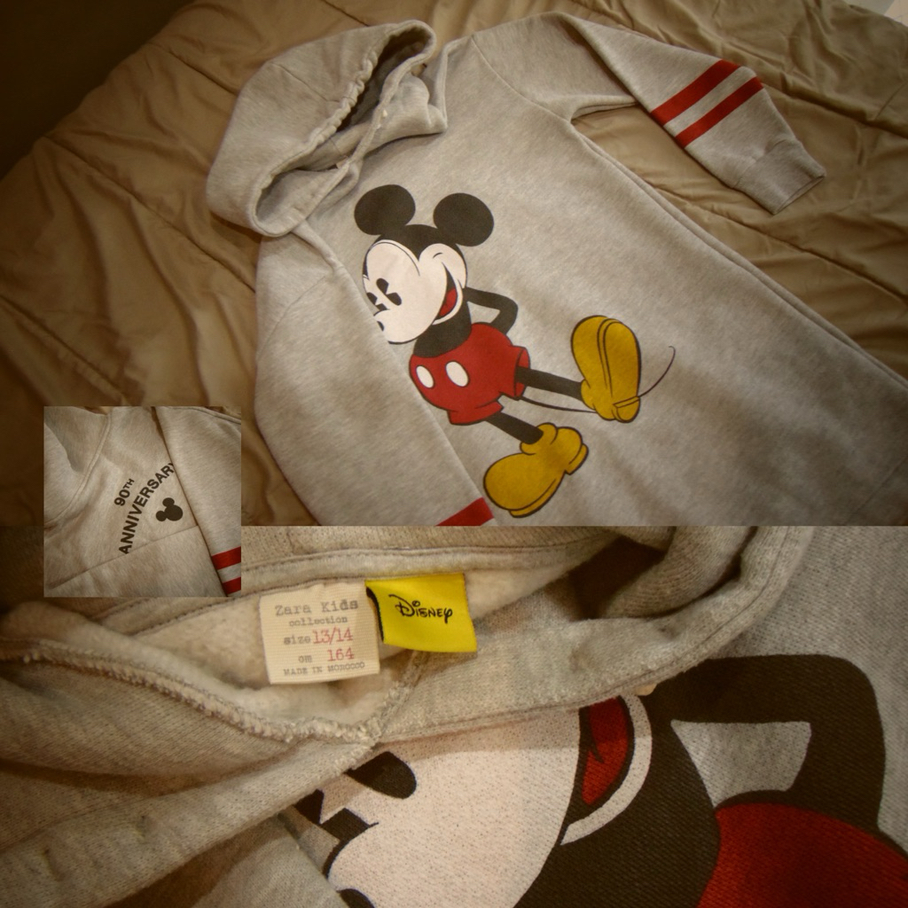 [PRELOVED] Kid’s Zara Disney Aniv Hoodie Oversize