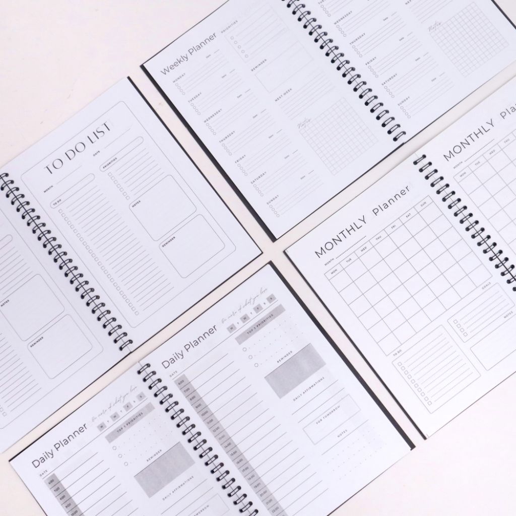 

PLANNER BOOK / JOURNAL PLANNER / TO DO LIST / DAILY / WEEKLY / MONHTLY PLANNER