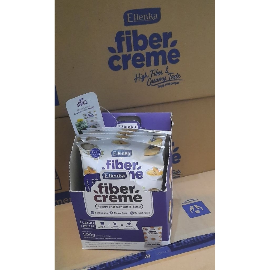 

FIBER CREME ELLENKA KEMASAN 100 gr krimer serbaguna tinggi serat