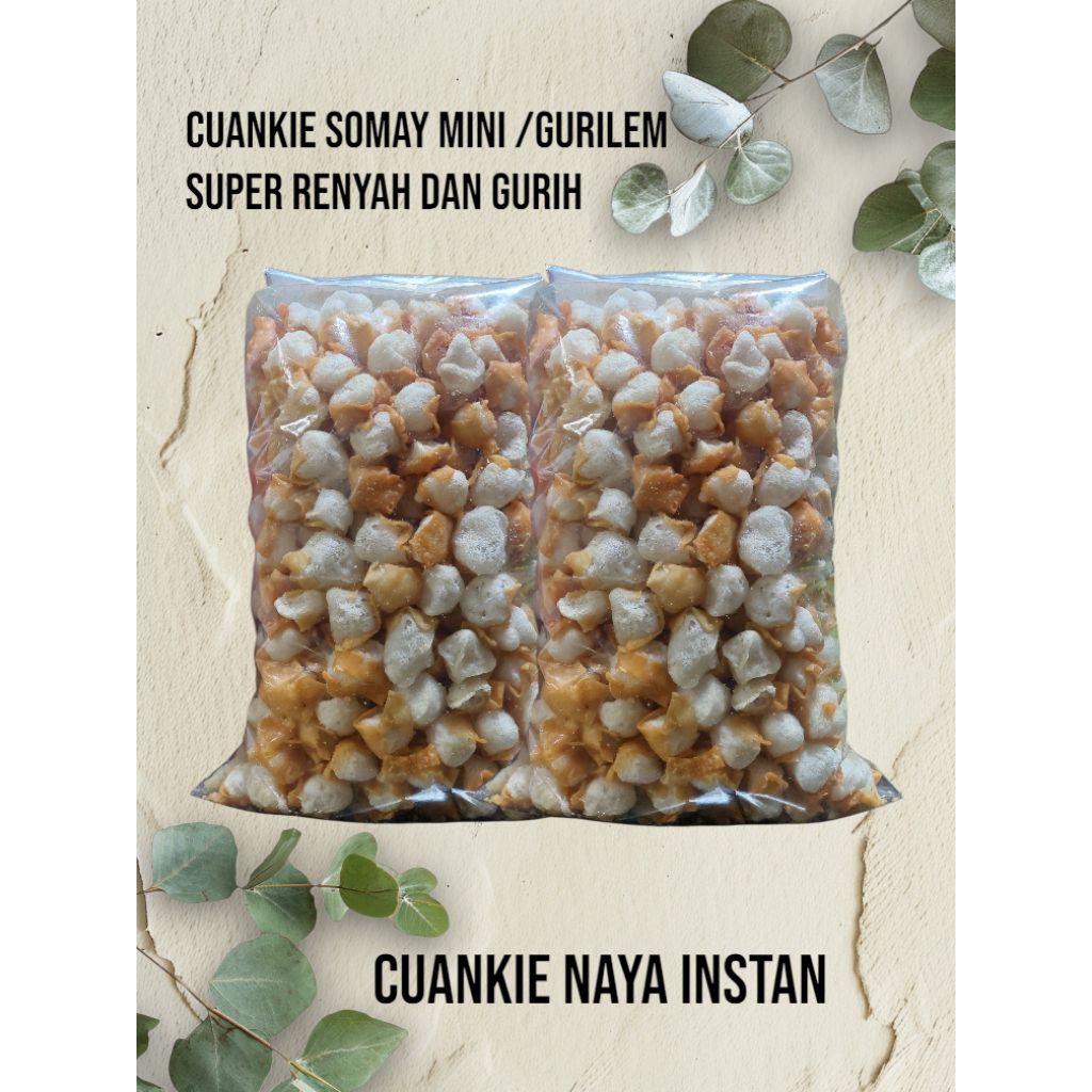 

Somay mini / Gurilem extra babel warf dan kardus isi 1kg