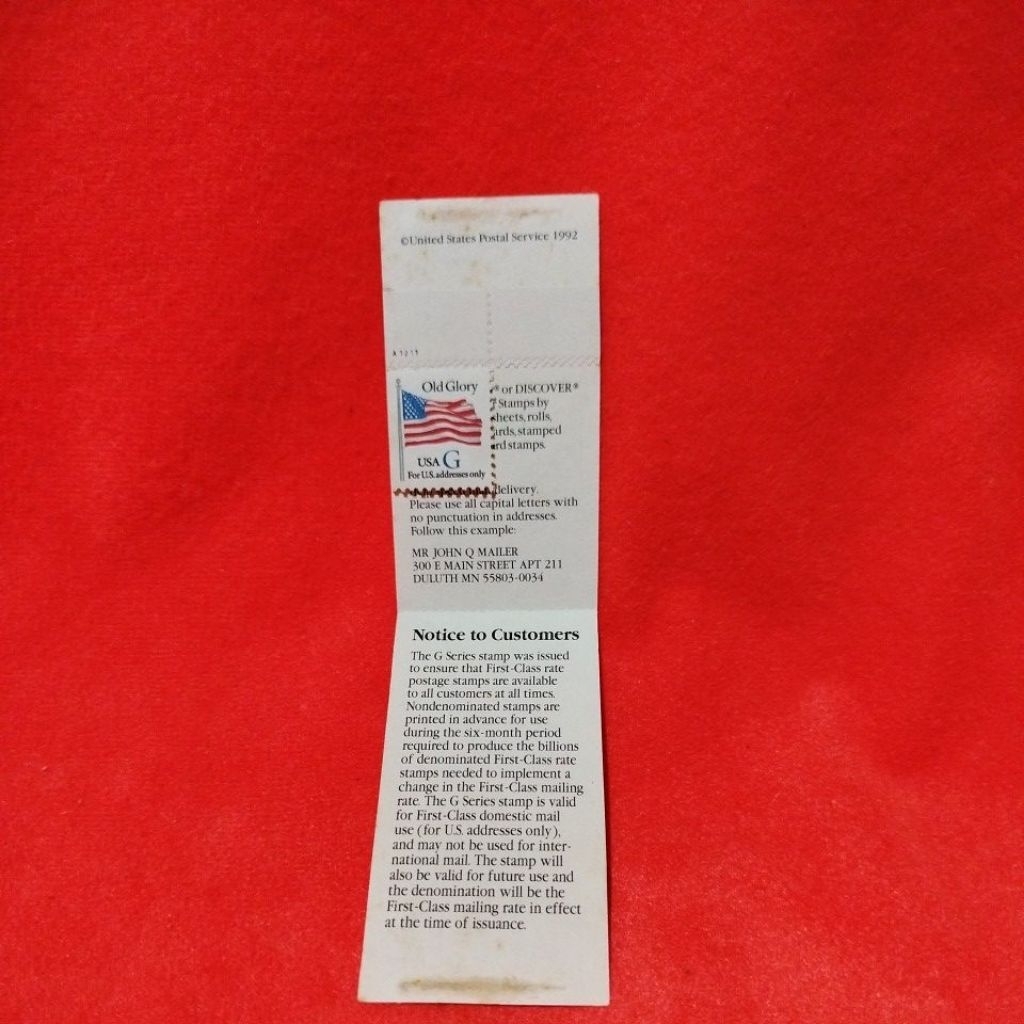 

perangko old glory twenty stamps