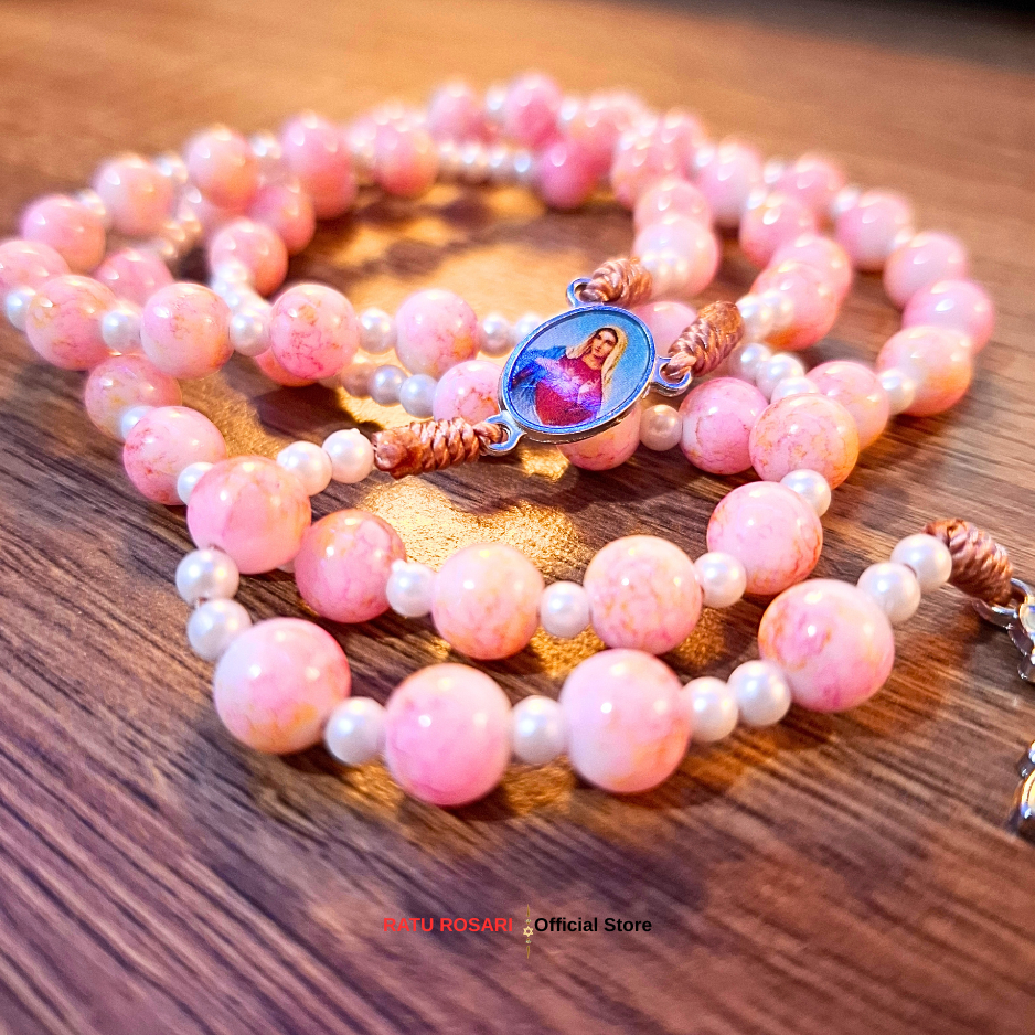 Rosario Glass Beads / Rosario katolik / Rosario Katolik Glass Beads