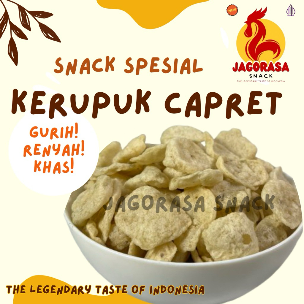 

KERUPUK CAPRET GURIH DAN RENYAH KHAS PEKALONGAN 250gr / 500gr / 1kg / 2 kg