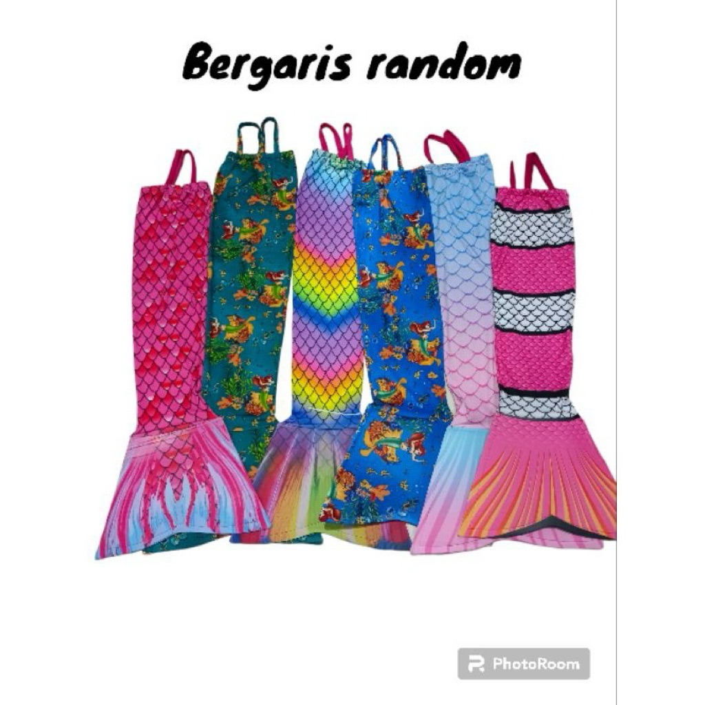 BERKUALITAS Baju Mermaid / Baju Renang Ekor Mermaid Random Sale Diskon