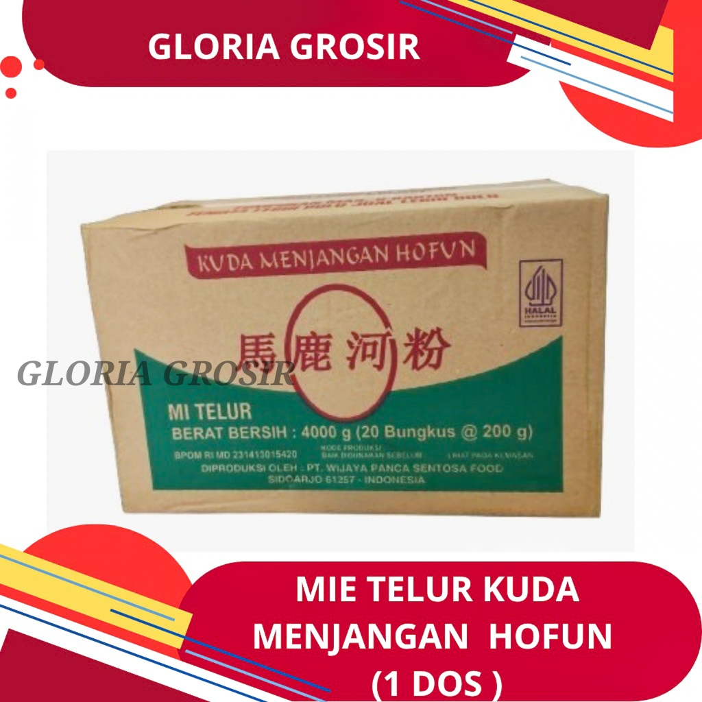 

KUDA MENJANGAN MIE TELUR HO FUN - 1 DUS : isi 20 Pcs @ 200 gram
