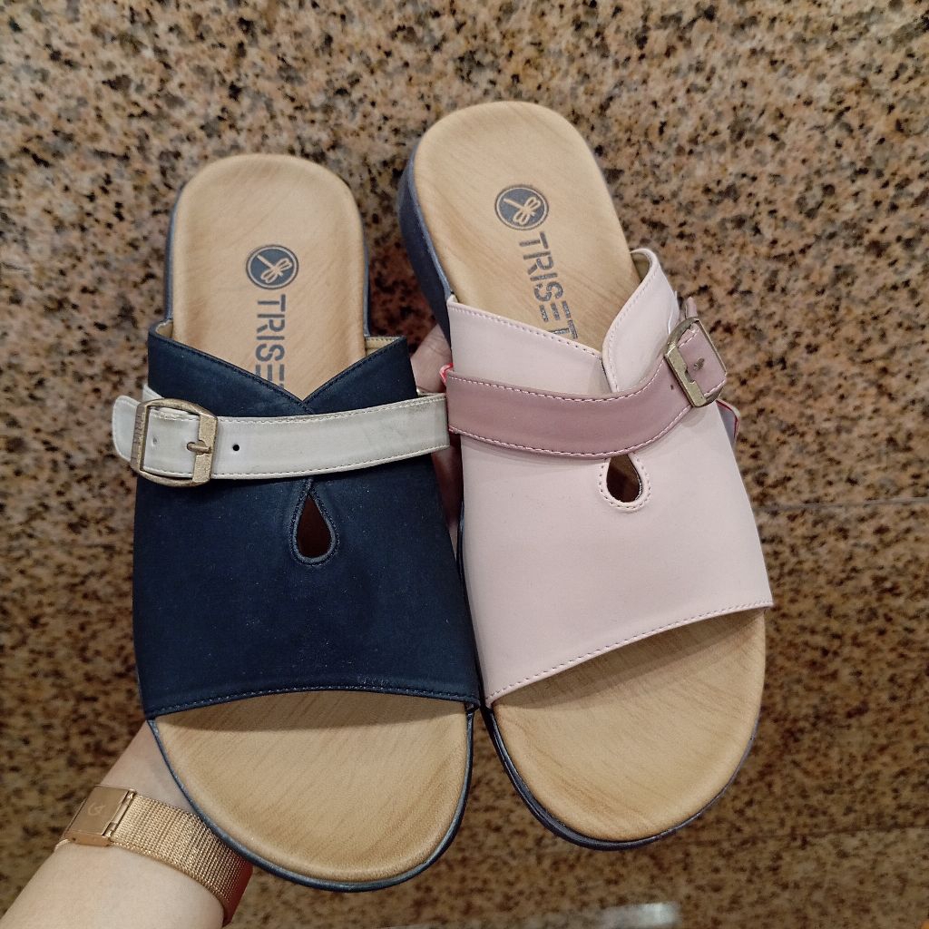 Sandal Teplek Wanita TRISET Original MATAHARI Nyaman Ringan Empuk