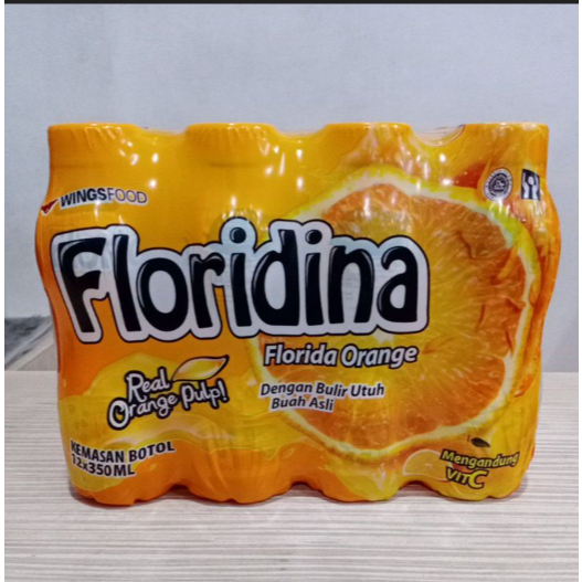 

(PER KRAT) Floridina Jeruk 350ml ( 1 krat isi 12 botol )