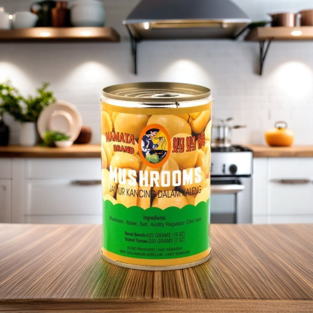 

MAMATA MUSHROOM JAMUR KANCING DALAM KALENG 425 GRAM