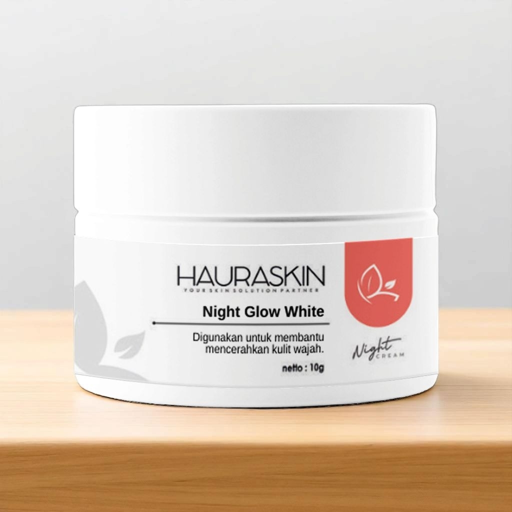 Hauraskin Night Glow White Krim Malam