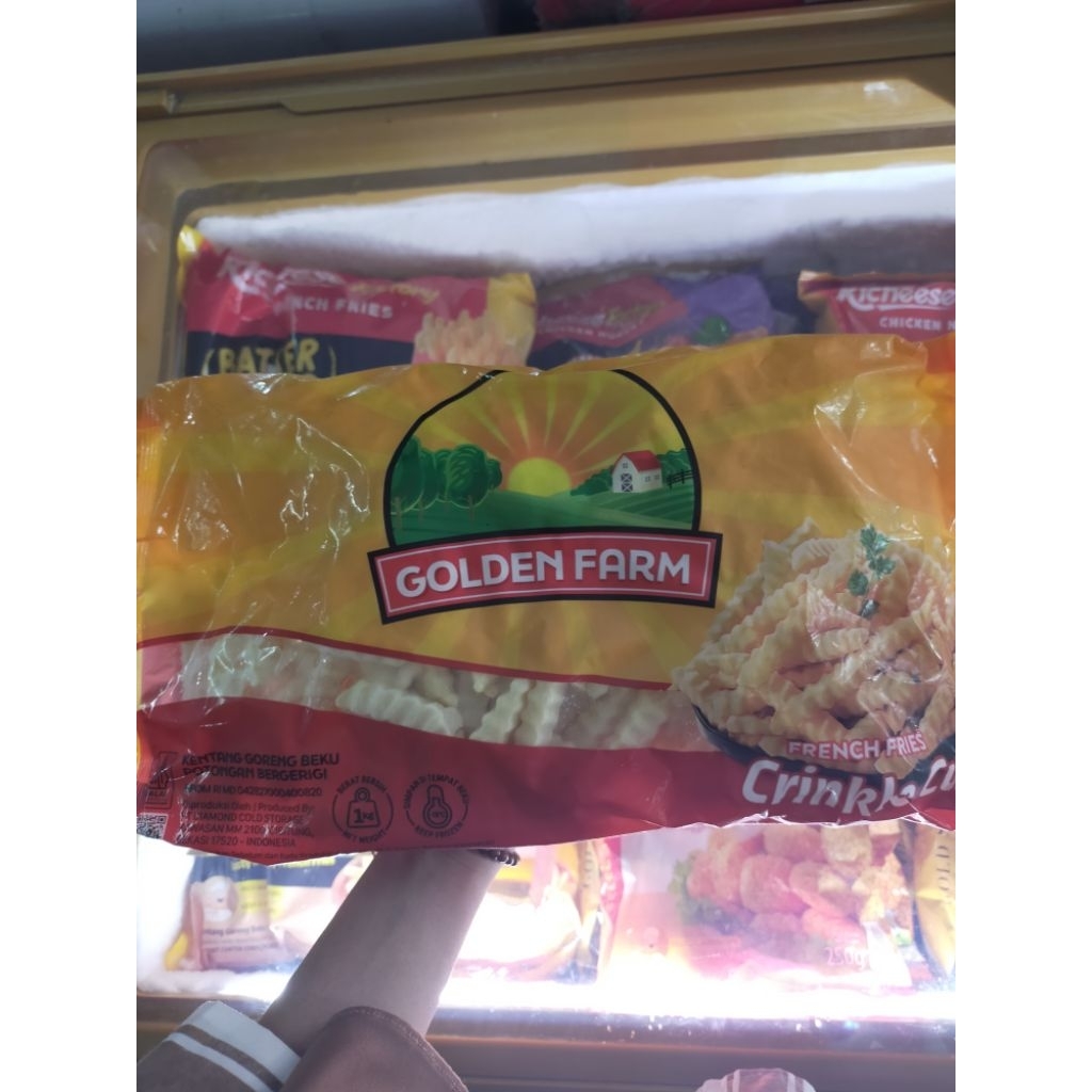 

golden farm crinkle cut 1kg