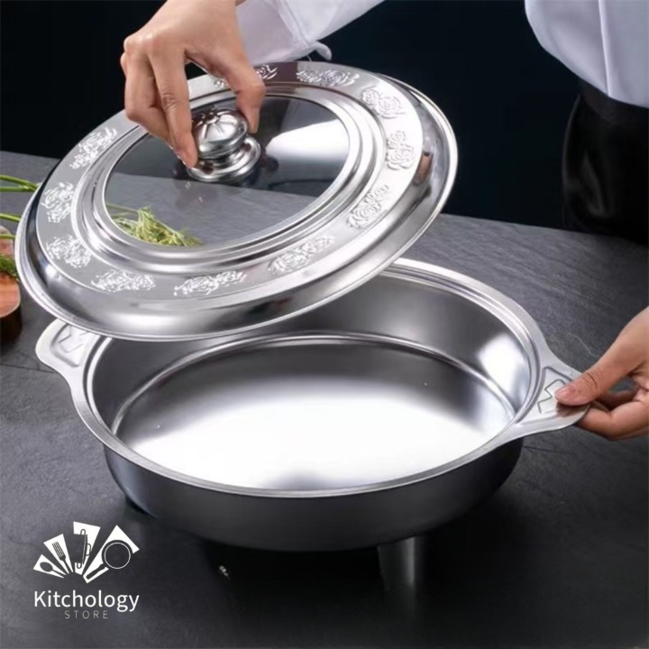 Panci Prasmanan Stainless Steel Set Pesta Acara Makanan Serbaguna - 2299A