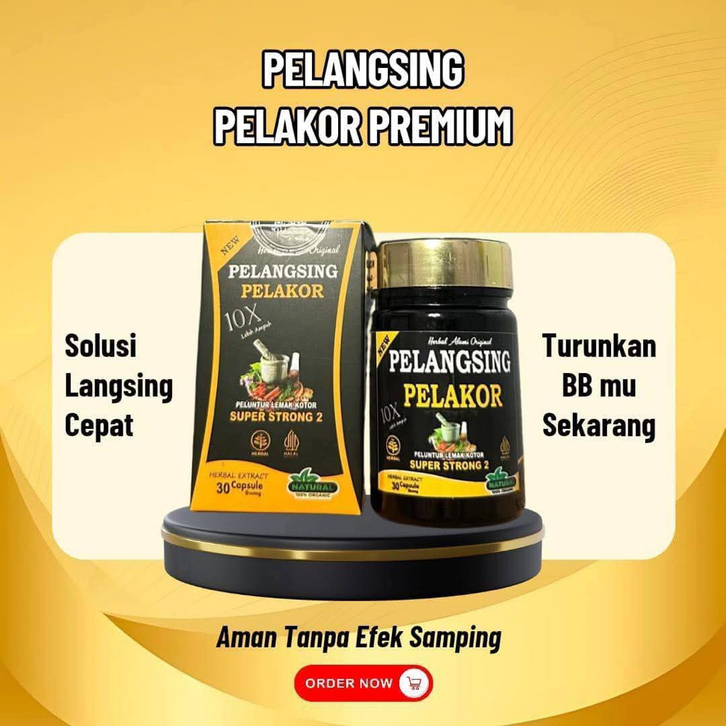 pelangsing pelakor premium terbaru sudah bpom