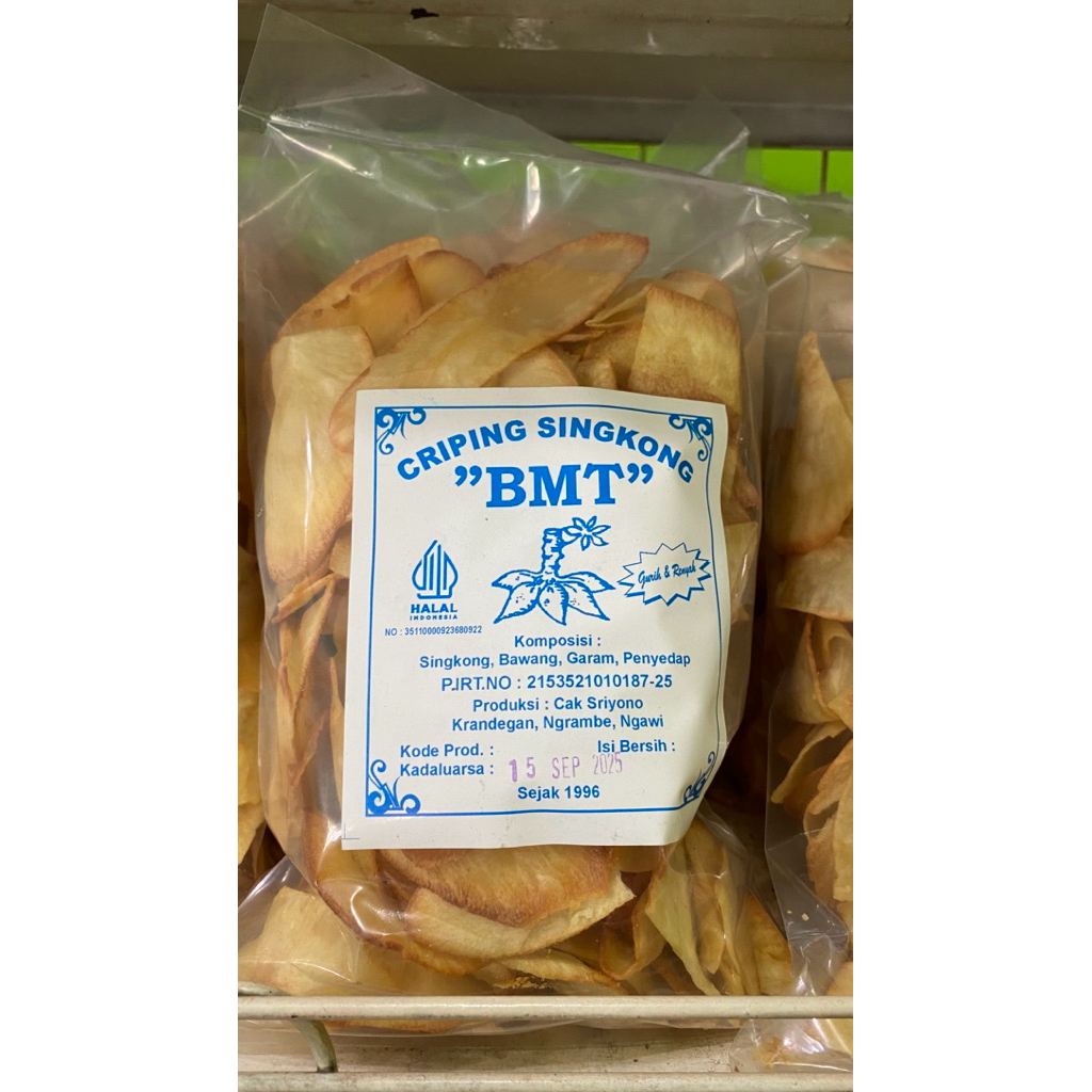 

KERIPIK SINGKONG BMT