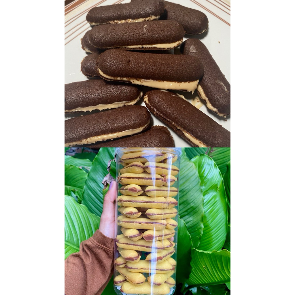 

Lidah Kucing Coklat Tiramisu dan original coklat