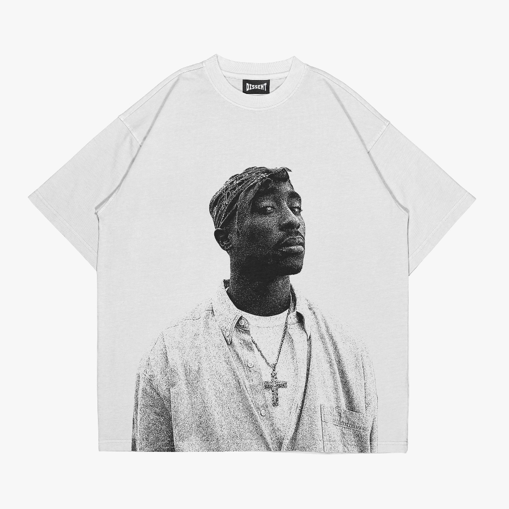 Tupac Shakur Rap Bootleg Kaos Oversized Boxy T Shirt – Dissent Dream