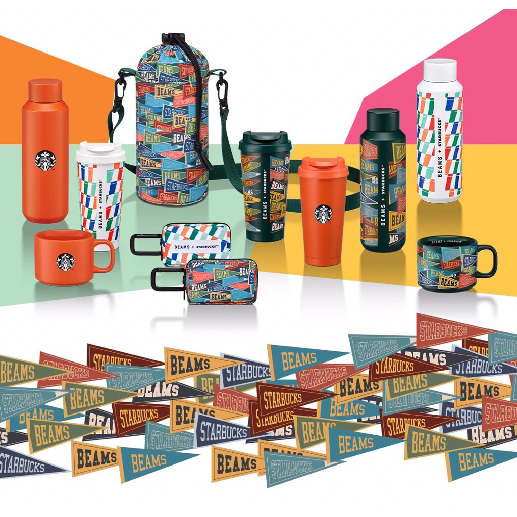 HANDCARRY BEAMS STARBUCKS STAINLESS STEEL TUMBLER MERCHANDISE STARBUCKS BEAMS TO GO BOTOL MINUM BEAM