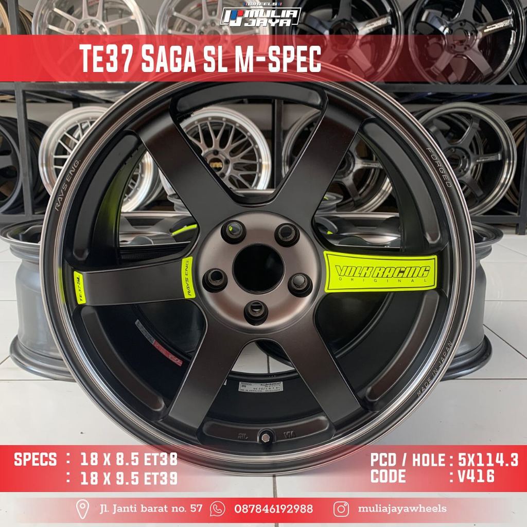 VELG TE37 SAGA SL M-SPEC R 18 RING 18