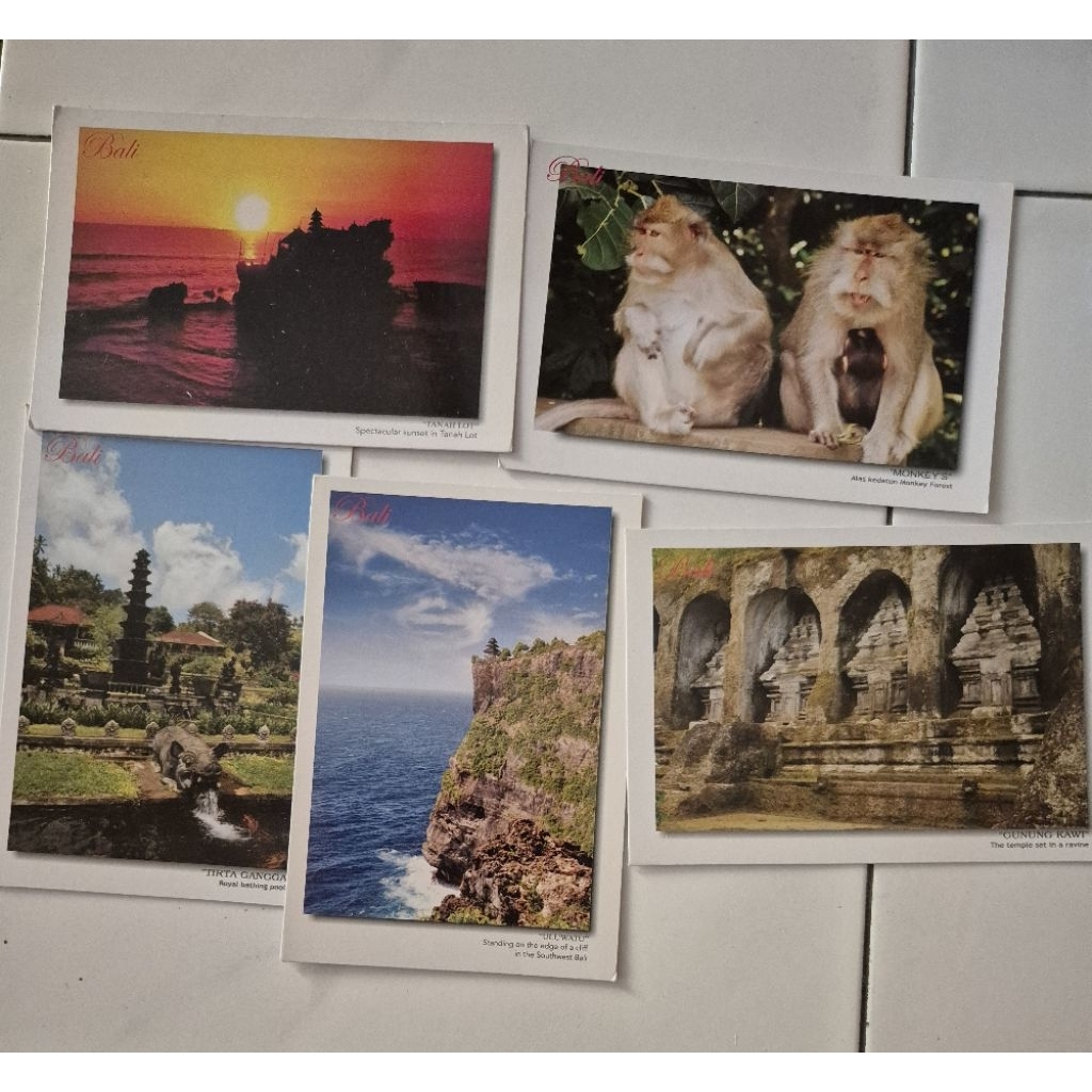 5 kartu pos bali/bali postcard