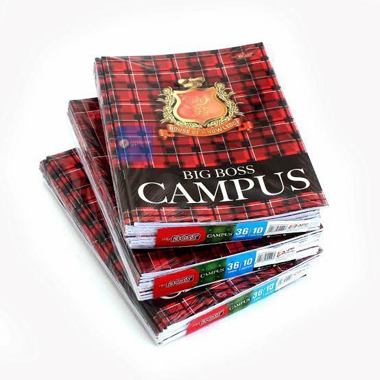 

Buku Tulis Skola Campus 36 lembar BOXY (1 pack isi 10 buku)