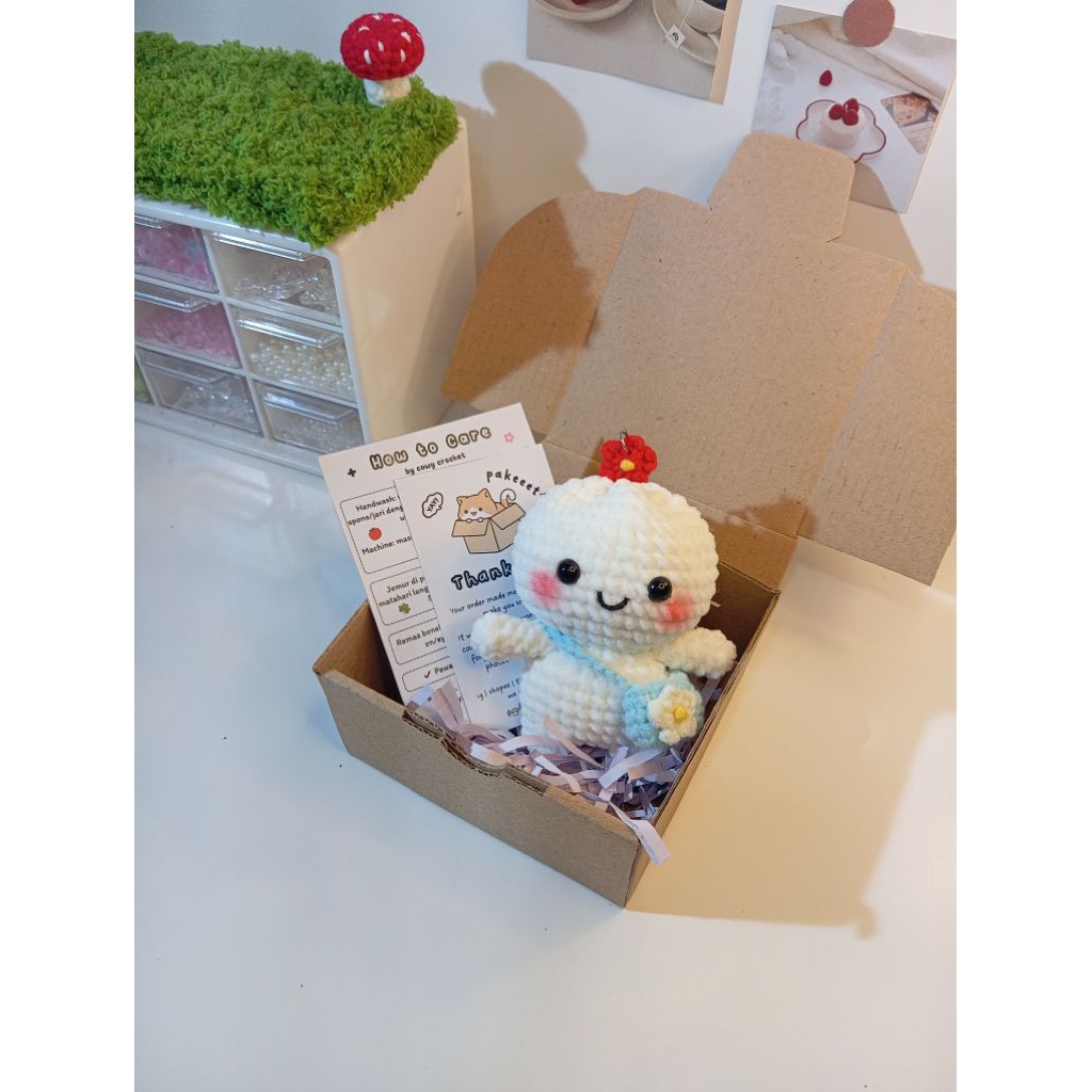 COWY CROCHET - Custom Order Amigurumi, Boneka Rajut, Gantungan Kunci, Keychain, Plushie, Doll, Anime