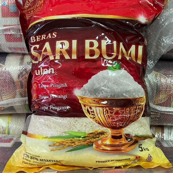 

Beras Premium 5KG Sari Bumi Nusantara Pulen Berkualitas