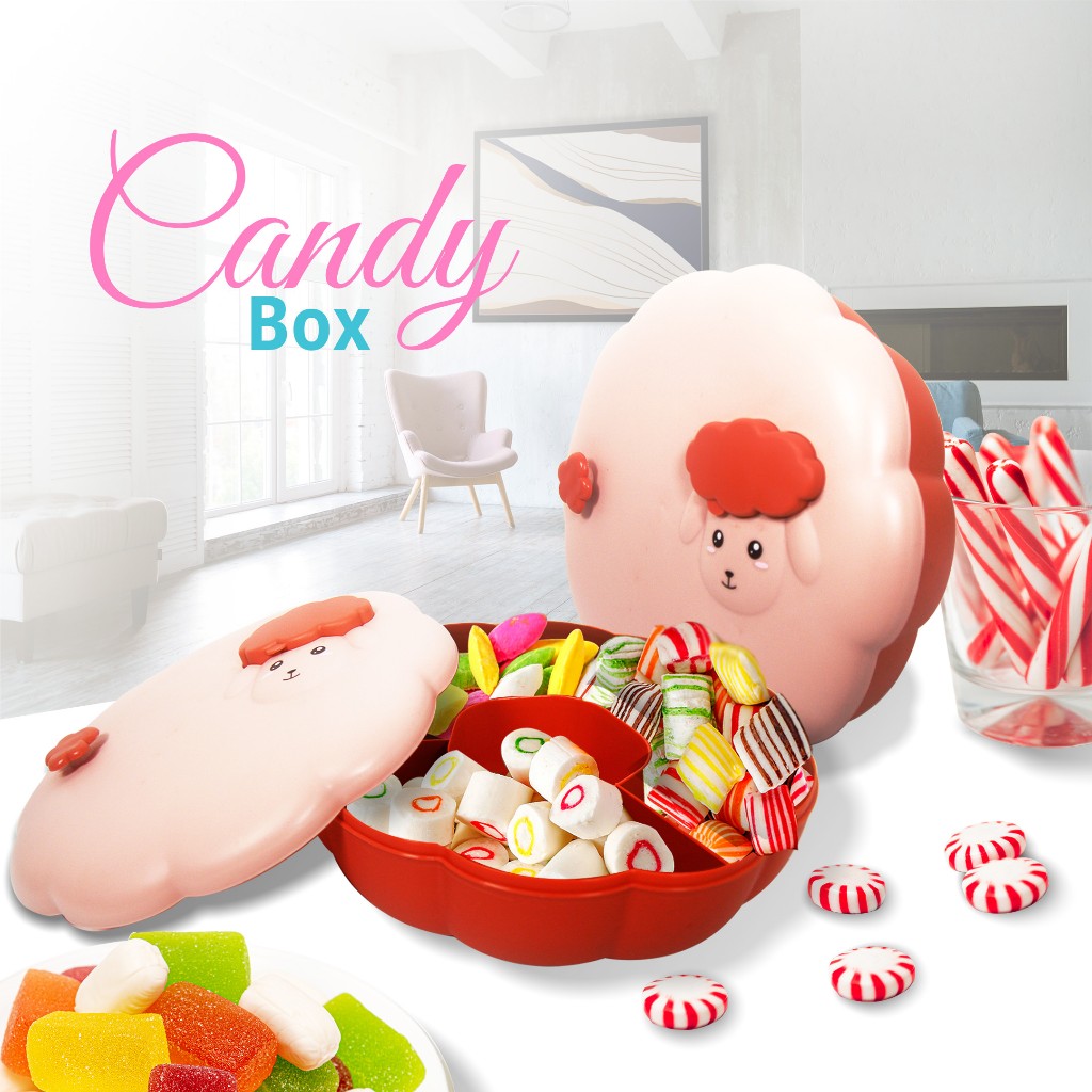 PROMO  - Wadah Permen Lucu Jajan Candy Box Serbaguna