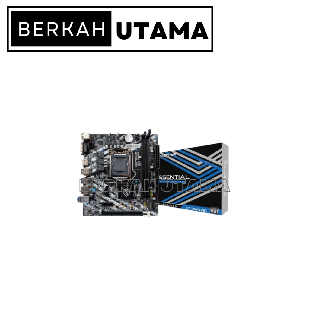 MOTHERBOARD VURRION ESSENTIAL H110M-D4G (INTEL H110, LGA 1151, DDR4) H110M