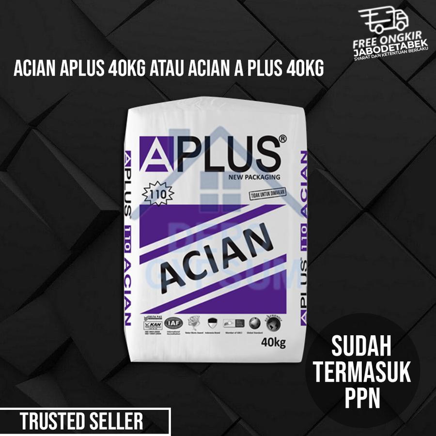 Semen Acian Aplus 40 Kg / Mortar Acian Aplus A110 / Aplus Mortar / Aplus Acian 110