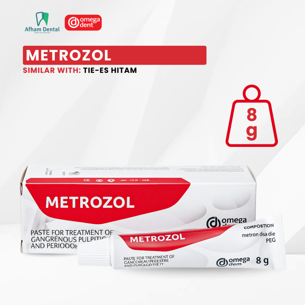 AFHAM DENTAL OMEGADENT METROZOL METRONIDAZOLE / METRONIDAZOL / TI - ES / TIES