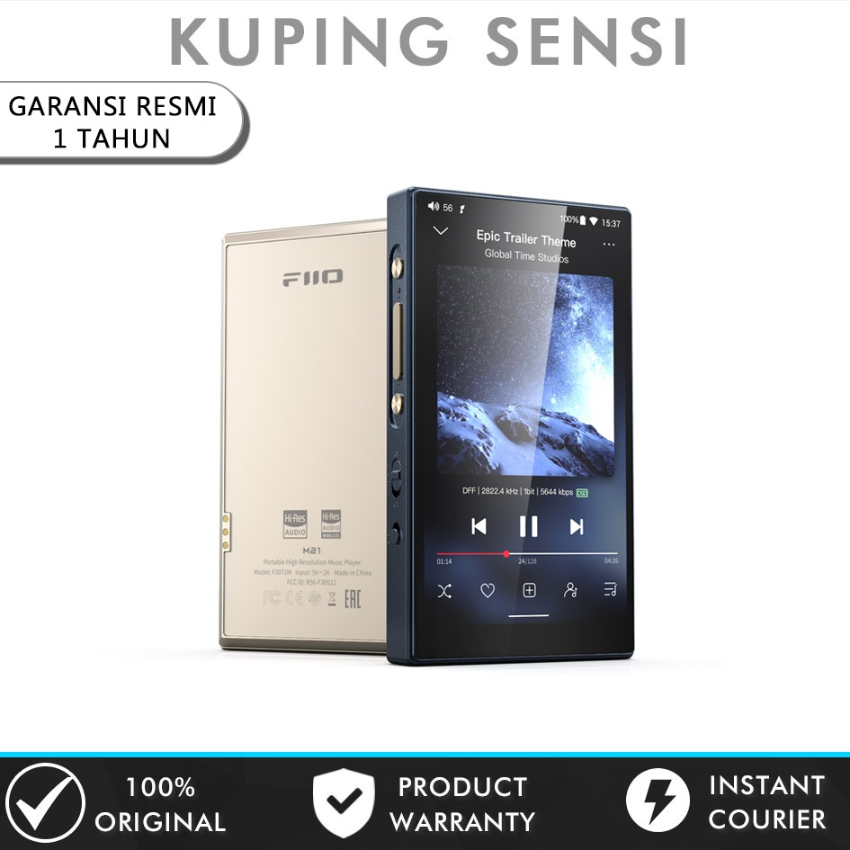 FiiO M21 / M 21 / M-21 CS43198*4 Android 13 Portable Digital Music Player