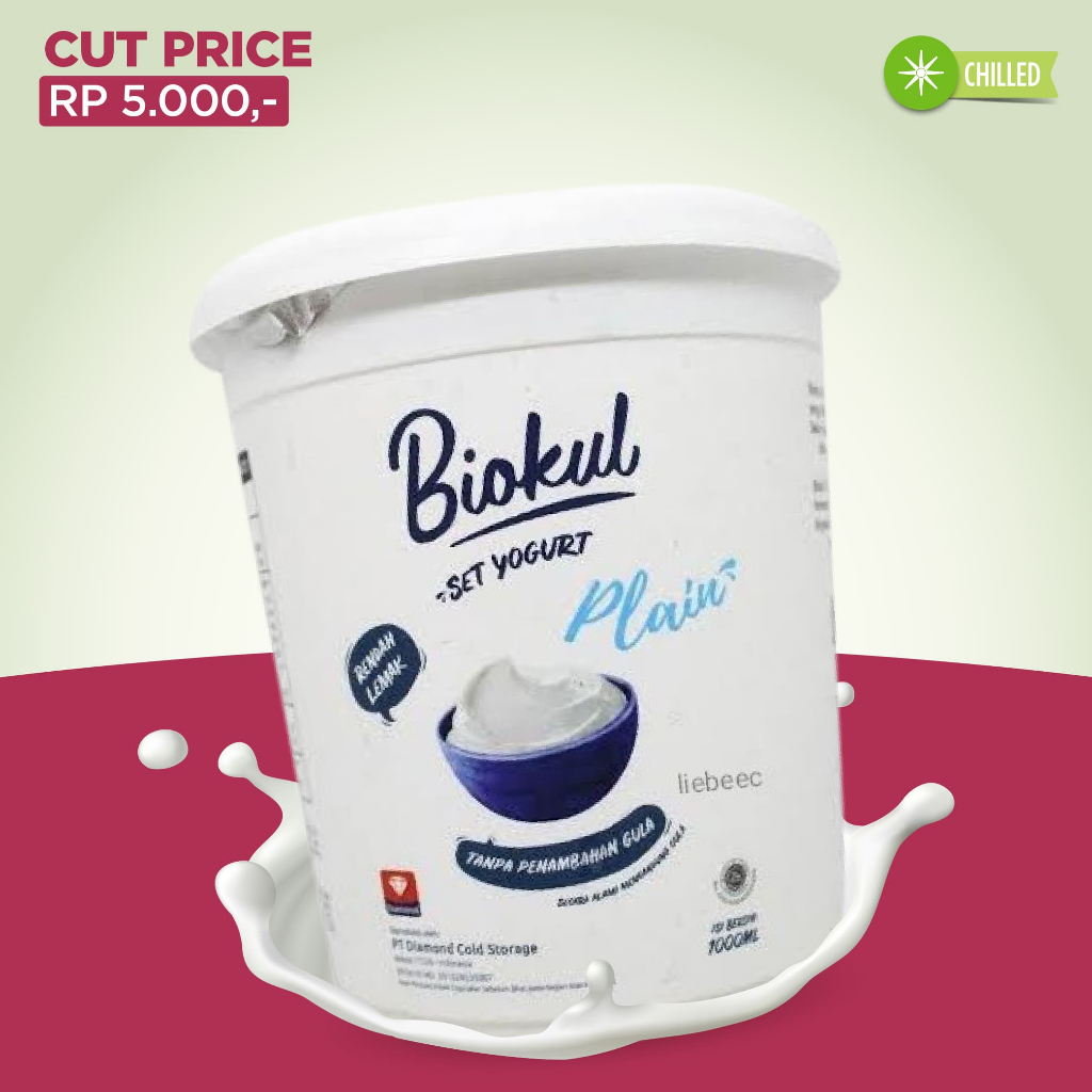 

CUT PRICE 5K 1 PCS BIOKUL SET YOGURT 1.000 ML