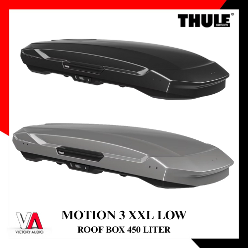 Roof Box Mobil Thule Motion 3 XXL Low Kapasitas 450 Liter Original Sweden