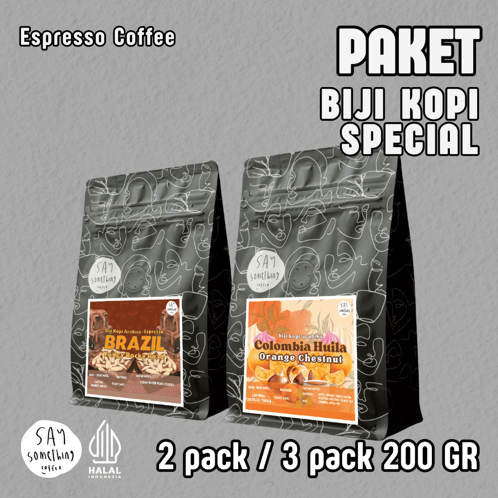 

Say Something Coffee Paket Biji Kopi Special 200 Gram - Espresso