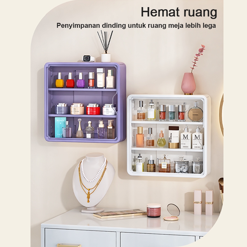 BESTPROMO PROMO TERBARU CODPERABOTAN RAFA RAK KOSMETIK LEMARI KOSMETIK LEMARI DINDING GANTUNG