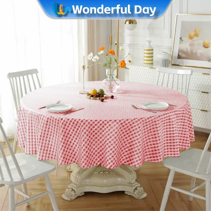 Taplak Meja Tamu Makan Bulat Bundar / Diameter 152cm /Taplak Meja Makan minimalis