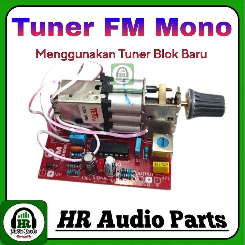 Kit Radio FM Tuner Blok Mono Anti Desis Peka Original Baru New Thuner fm