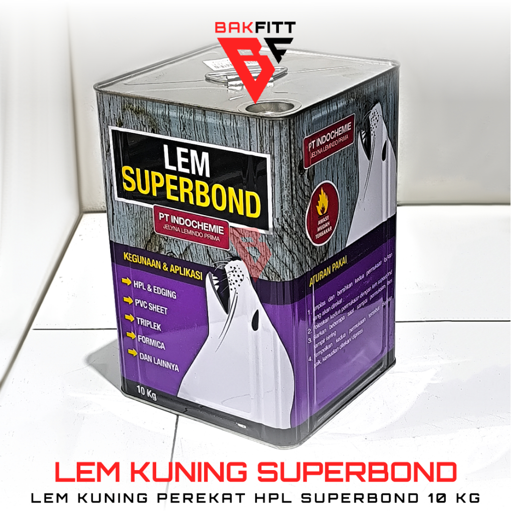 Lem Superbond Ungu 10 Kg | Lem Perekat Hpl - Pvc Sheet Superbond 10 Kg