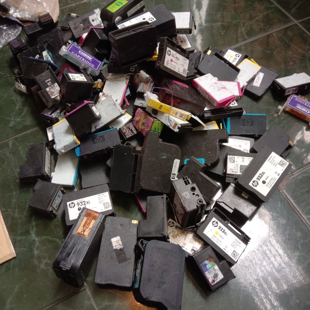 1kilo Cartridge Tinta Compatible HP , Printer ,1kilo tinta random