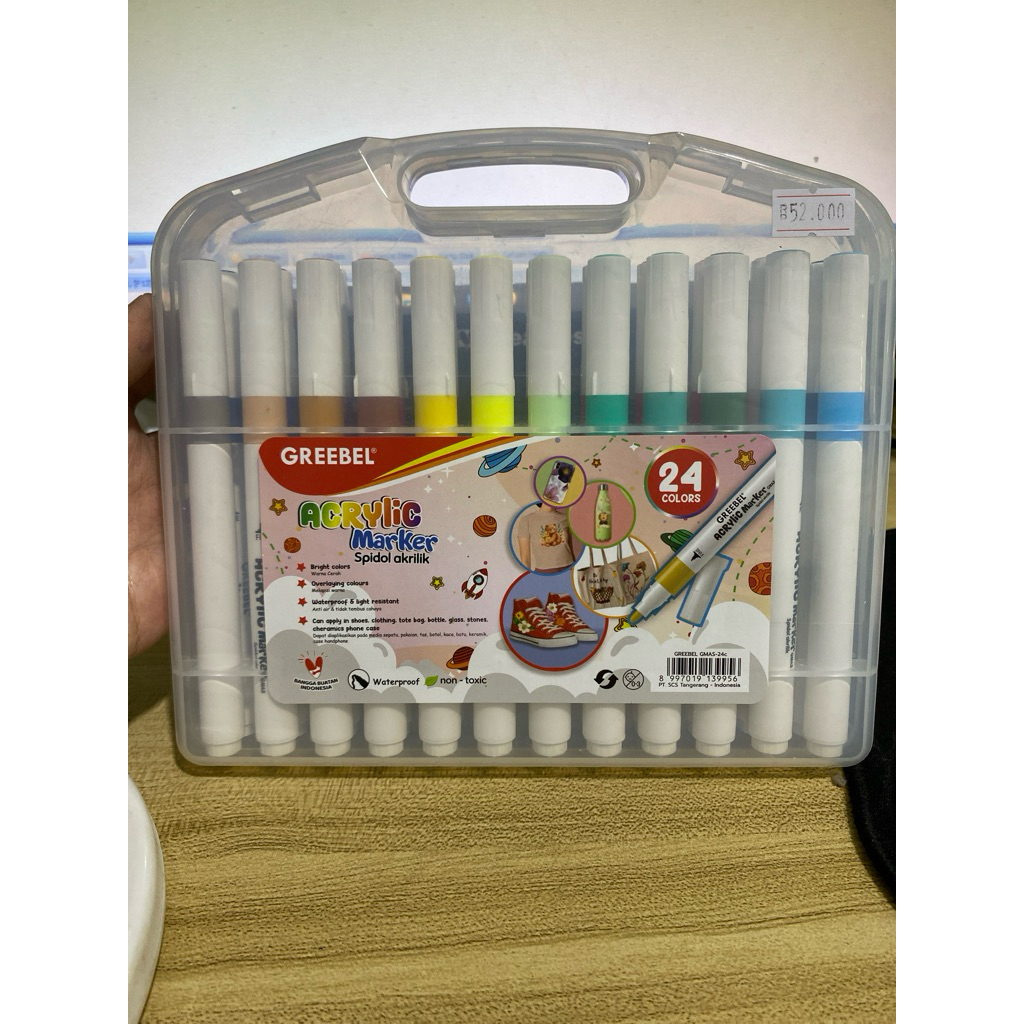 

acrilik marker/ spidol akrilik isi 24 pcs