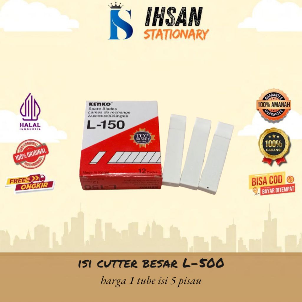 

Isi Cutter/Refill Cutter Besar Kenko L150 (1 Tube)