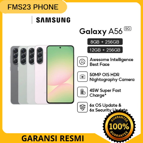 Samsung Galaxy A56 5G 8+256GB/12+256GB & Samsung Galaxy A55 5G 8+256GB/12+256GB GARANSI RESMI