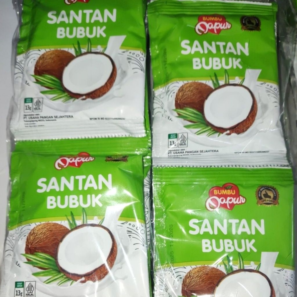 

Santan bubuk bumbu dapur renteng isi 10 bij