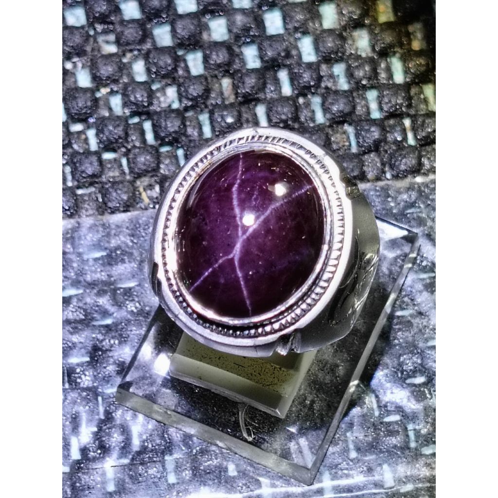 Natural Red Garnet Star