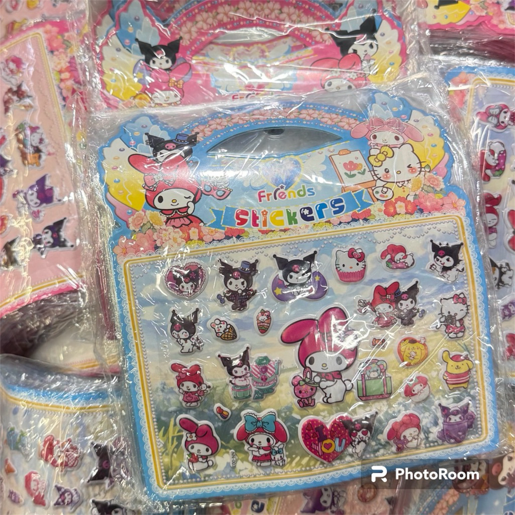 

stiker kuromi bentuk tas isi 20Lembar