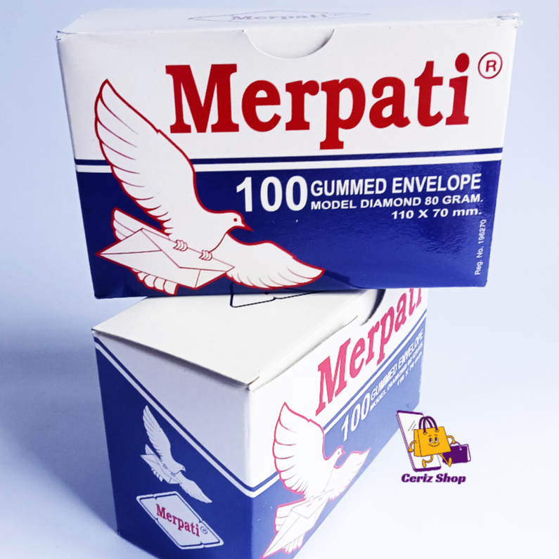 

Amplop MERPATI Polos Putih 80gsm / Amplop Uang Kecil [1PACK/1BOX = 100Lembar]