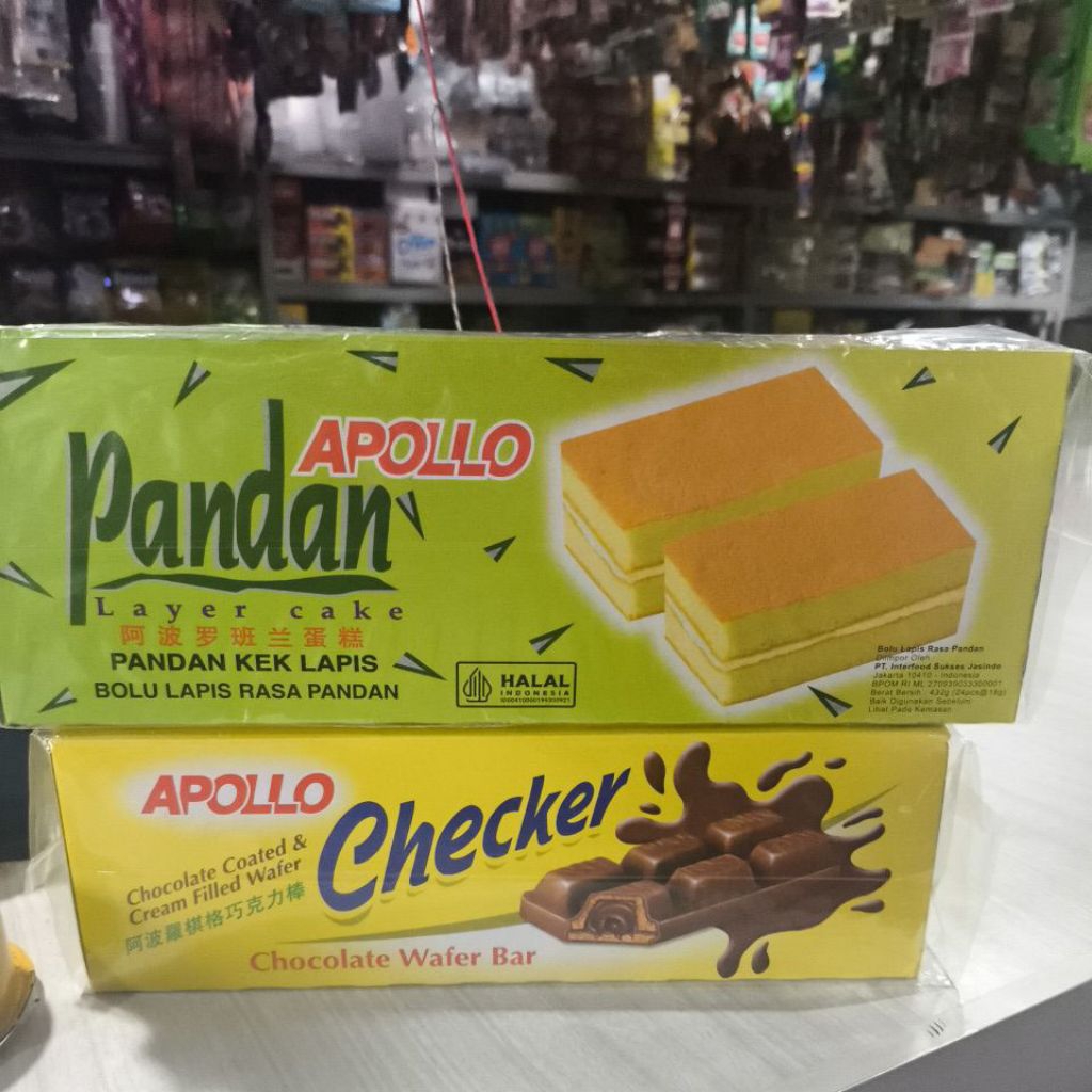 

Apollo pandan per pak isi 24 pcs